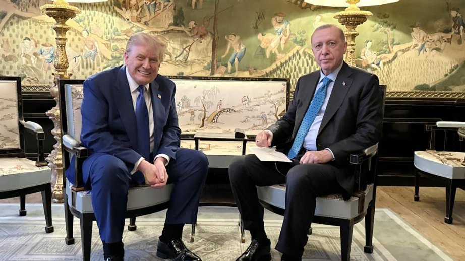 Ərdoğan Trampla görüşüb