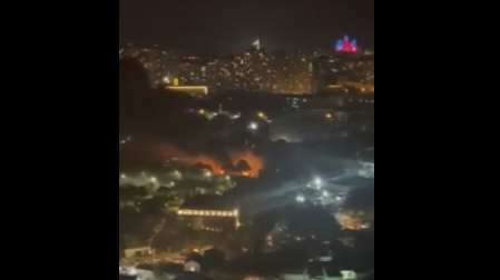 Bakıda partlayış C.Cabbarlı adına Kinostudiyanın həyətində baş verən yanğın məhdudlaşdırılıb - FHN (VİDEO) (YENİLƏNİB-2)