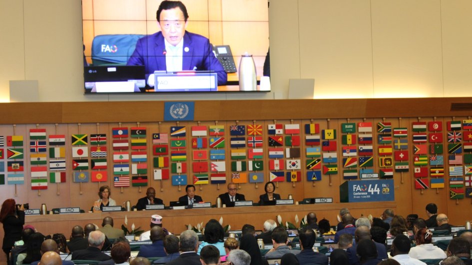Minister Majnun Mammadov participates in FAO-organized High-Level Ministerial Event