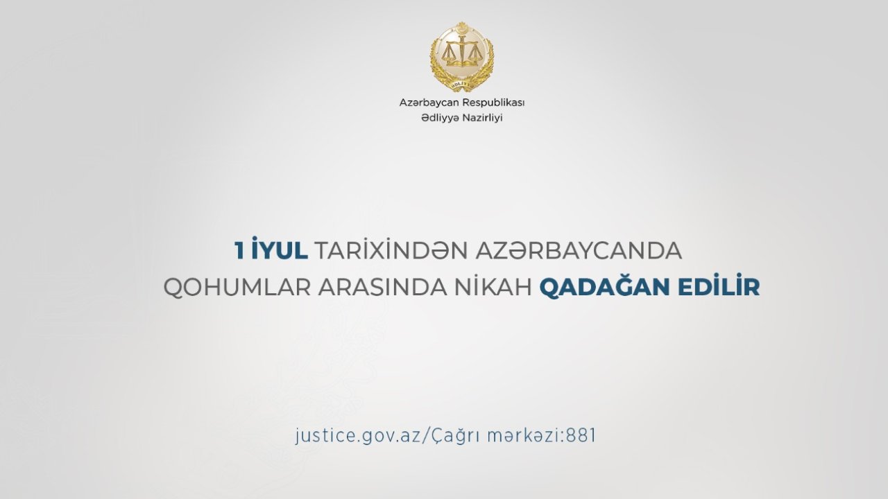 Azərbaycanda qohumlar arasında nikah qadağan edilir: yoxlama bu şəkildə aparılacaq