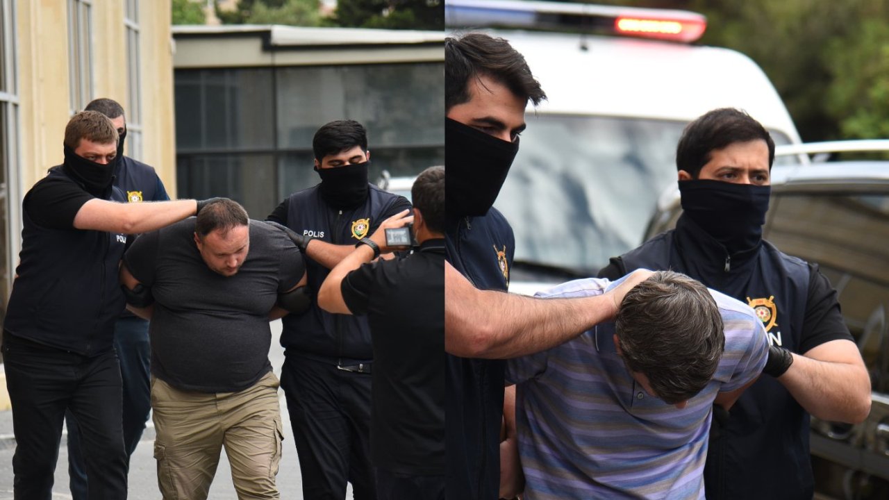 “Sputnik Azərbaycan” ın əməkdaşlarının saxlanılma görüntüləri (FOTO/VİDEO)