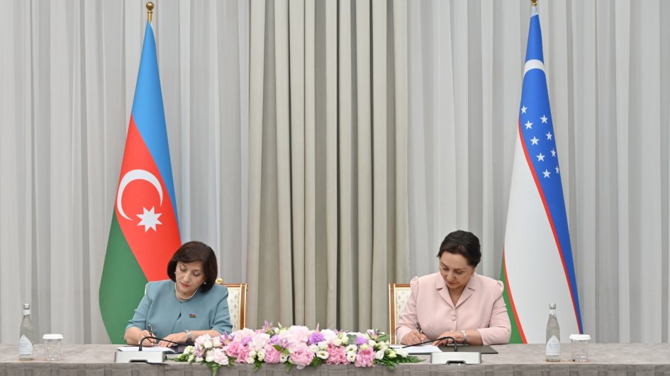 Azərbaycan Milli Məclisi ilə Özbəkistan Ali Məclisi Senatı arasında sənədlər imzalanıb
