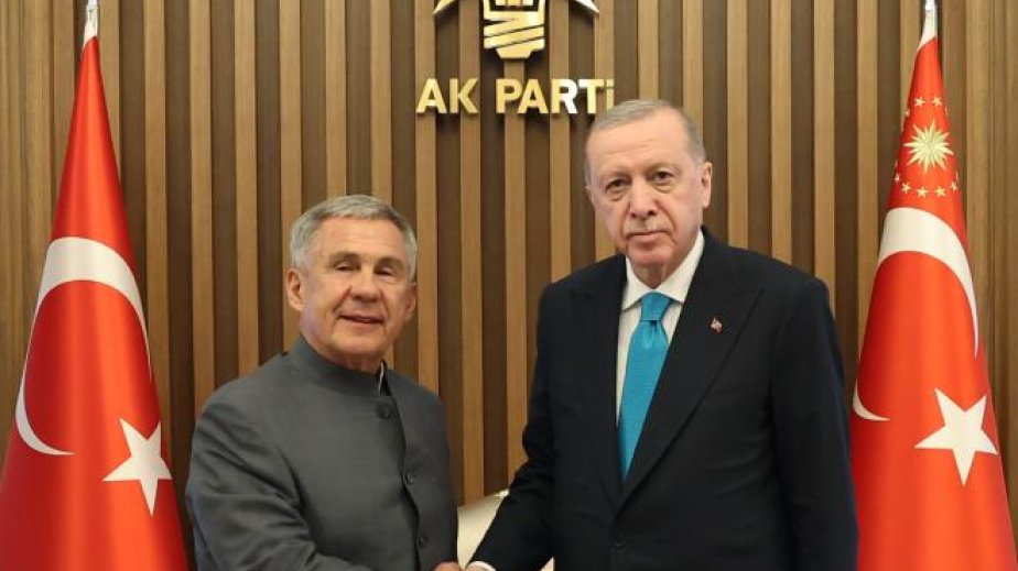 Türkiyə Prezidenti Ankarada Tatarıstan lideri ilə görüş keçirib