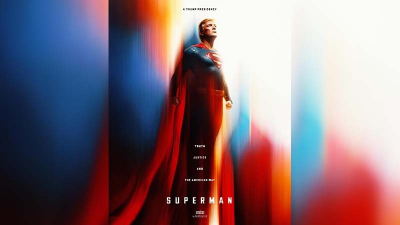 Beyaz Saray, Trump'ı ‘Superman’ olarak paylaştı