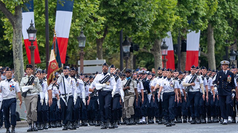 Fransa’da 'Bastille Günü' kutlamaları