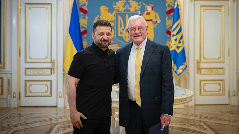 Zelenskiy, Trump'ın temsilcisi Kellogg ile bir araya geldi