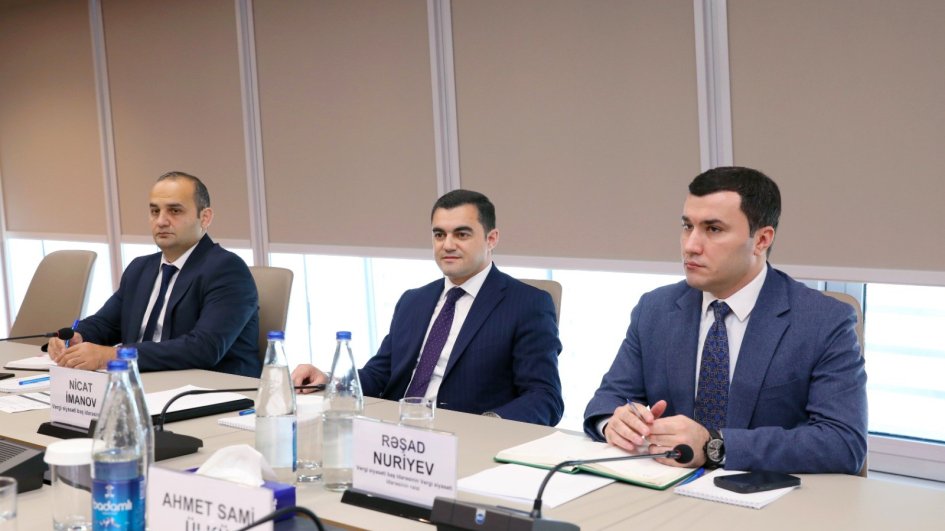 Azərbaycanda işgüzar səfərdə olan türk iş adamları ilə görüş keçirilib