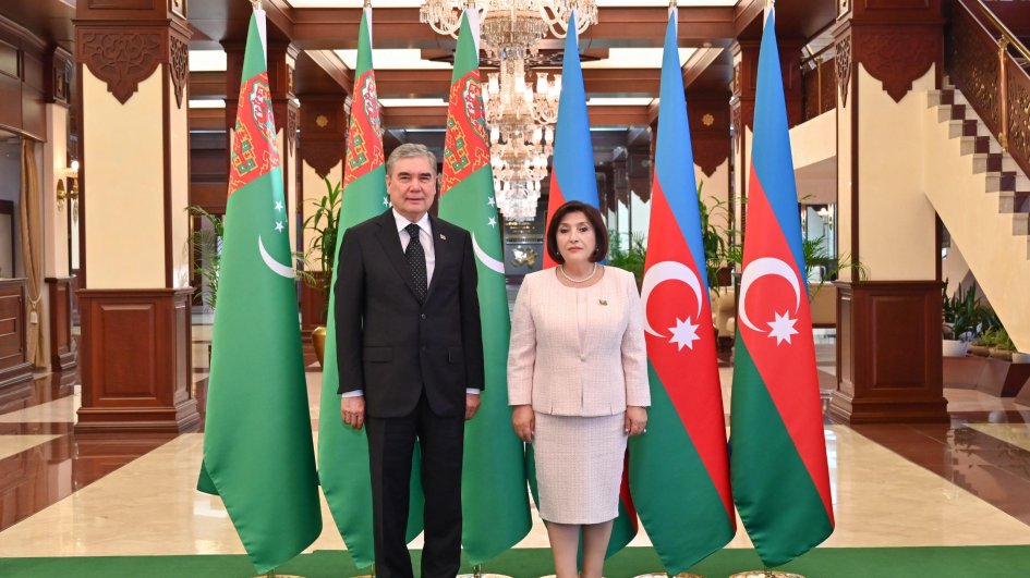 Speaker of Azerbaijan’s Parliament Sahiba Gafarova meets with Chairman of Turkmenistan’s Halk Maslahaty