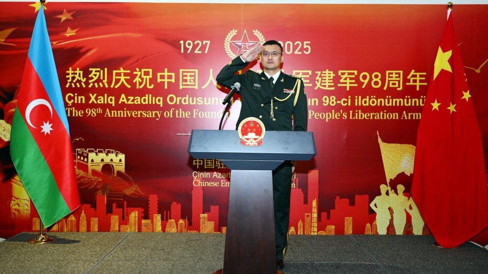 98th anniversary of founding of Chinese People’s Liberation Army celebrated in Baku