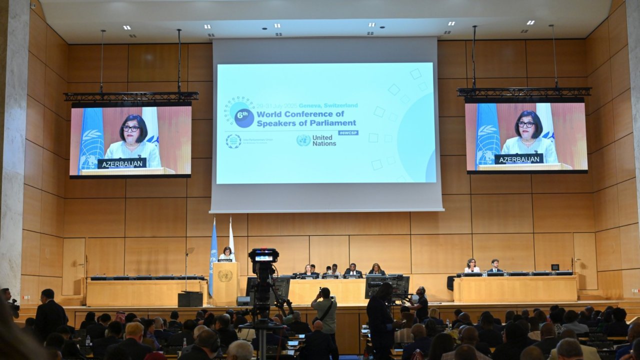 Milli Məclisin sədri mədəniyyətlərarası dialoq mövzusunu Parlamentlərarası İttifaqın gələcək gündəliyinə və fəaliyyətinə daxil etməyi təklif edib