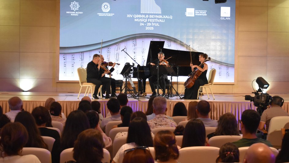 Litvanın “Ciurlionis” kvartetinin konserti Qəbələ festivalının izləyicilərinə növbəti hədiyyə olub