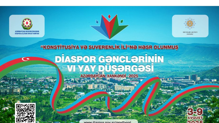 Xankəndi şəhərində Diaspor Gənclərinin VI Yay Düşərgəsi başlayır