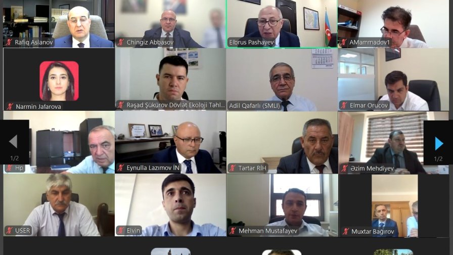 Qarabağ suvarma kanalının yenidən qurulması ilə bağlı yaradılmış İşçi qrupunun növbəti onlayn iclası keçirilib
