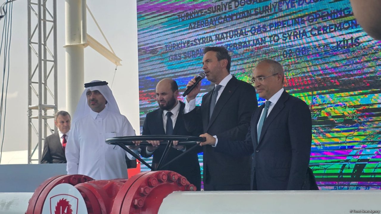 Türkiye rolls out red carpet for grand kickoff of Azerbaijani gas flowing to Syria