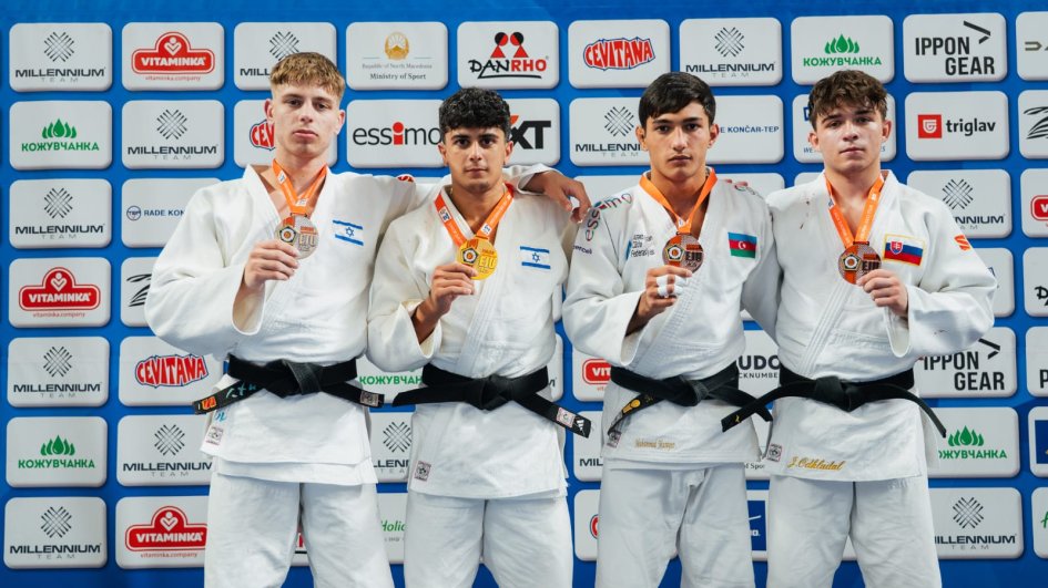 Gənc cüdoçularımız Avropa Kubokunun ilk günündə 4 medal qazanıblar