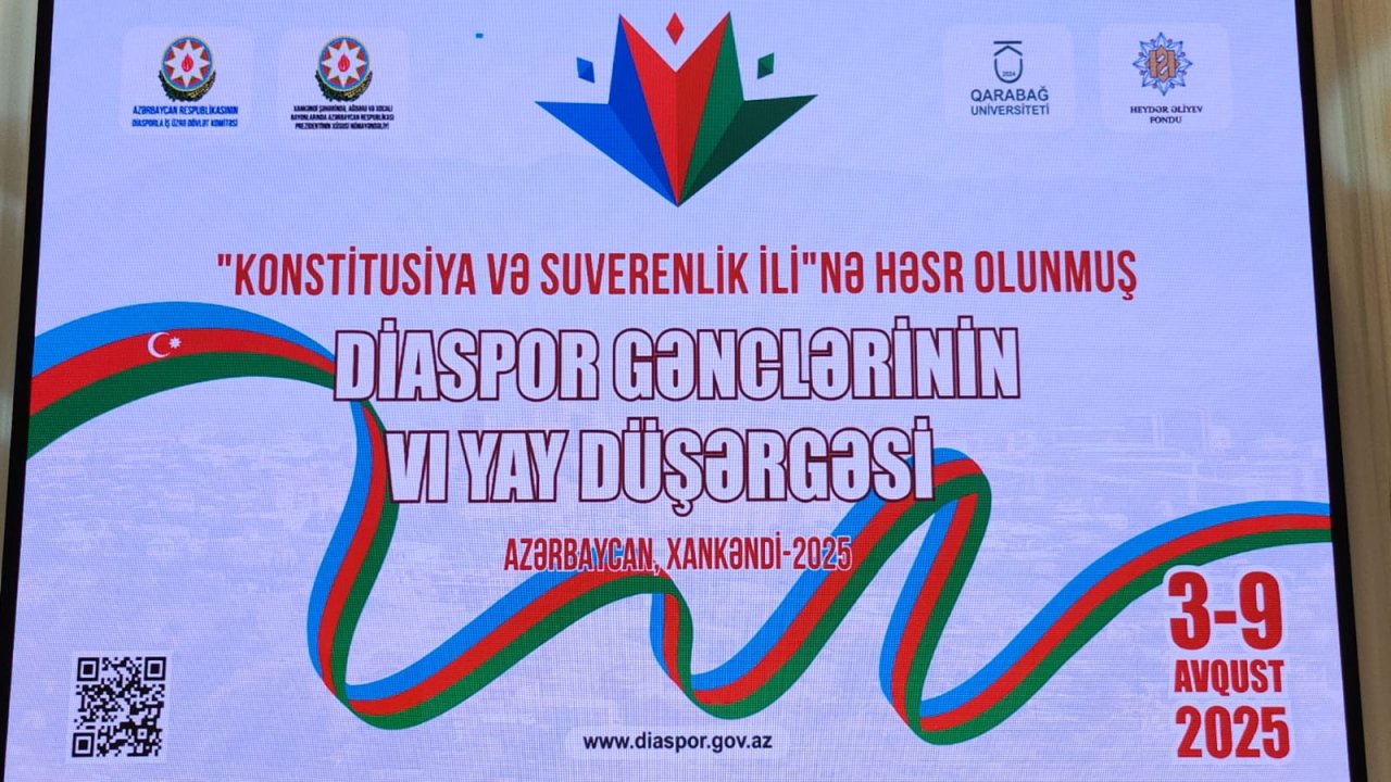 Xankəndidə Diaspor Gənclərinin VI Yay Düşərgəsinin açılış mərasimi keçirilir