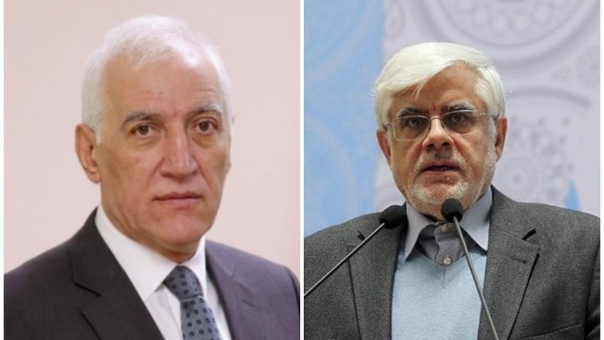 Ermənistan prezidenti İranın vitse-prezidenti ilə görüşüb