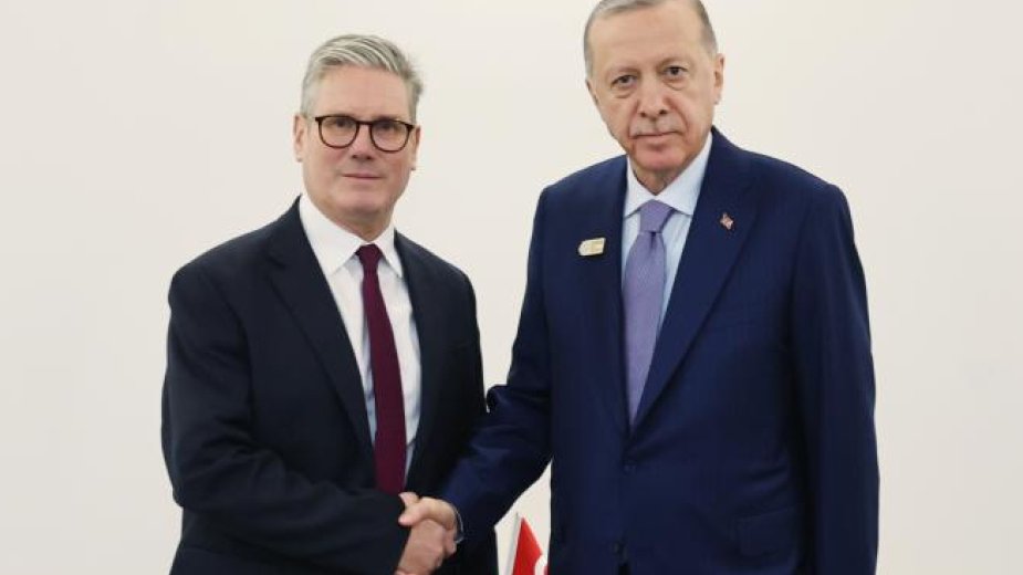 Turkish president congratulates British premier for statements on recognizing Palestine