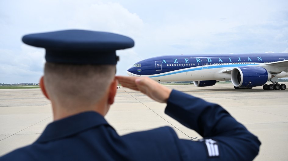 President of Azerbaijan Ilham Aliyev arrived in U.S. for working visit