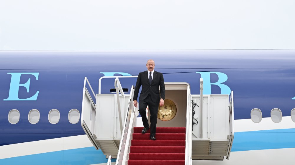 Azərbaycan Prezidenti İlham Əliyev ABŞ-a işgüzar səfərə gəlib FOTO VİDEO
