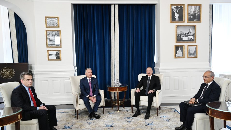 President Ilham Aliyev meets with Steve Witkoff in Washington