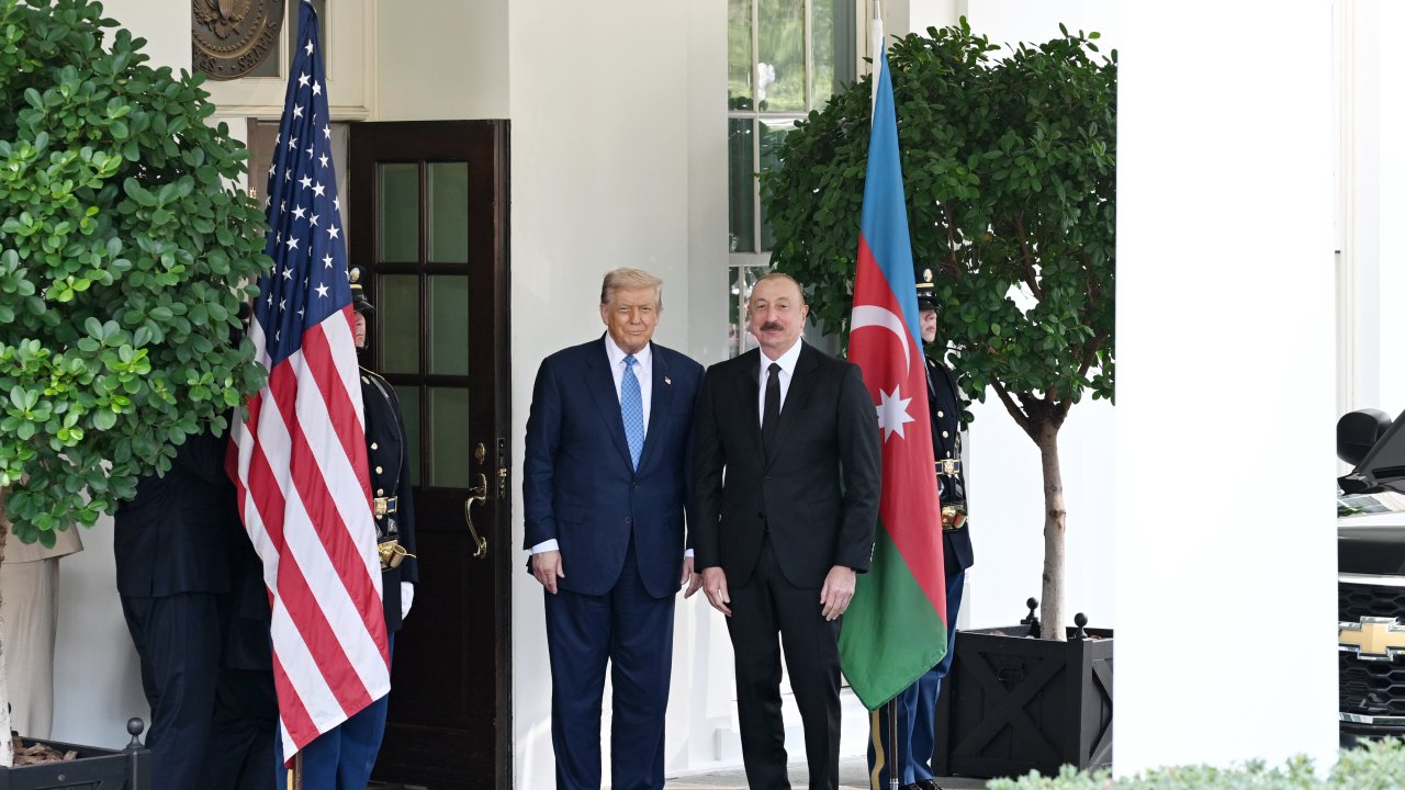 ABD Başkanı Trump, Azerbaycan Cumhurbaşkanı Aliyev'i Beyaz Saray’da ağırlıyor