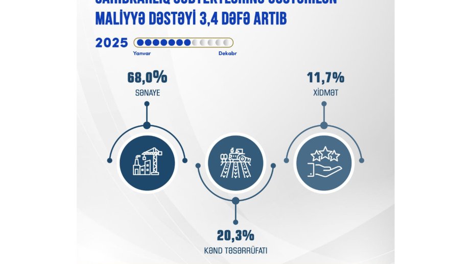 Naxçıvanda sahibkarlara verilən güzəştli kreditlərin məbləği 3,4 dəfə artıb