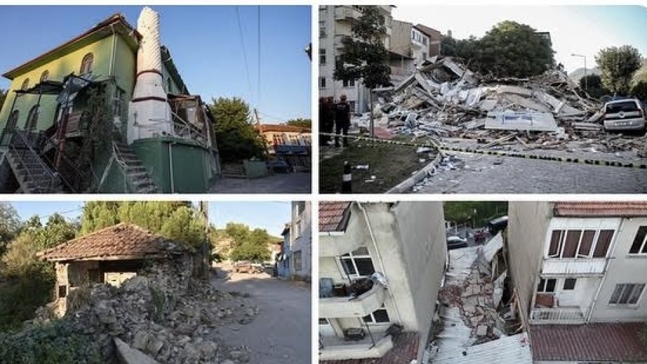 Türkiyənin Balıkesir vilayətində baş verən zəlzələdə 729 tikiliyə ciddi ziyan dəyib