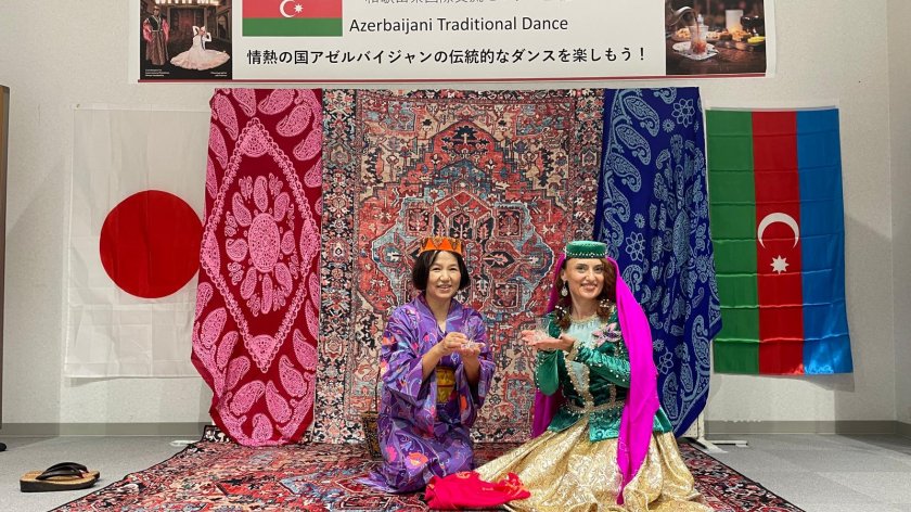 Azerbaijani national dances presented in Japan