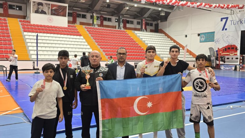 Nakhchivan wrestlers win 17 gold medals at Ani Cup in Türkiye