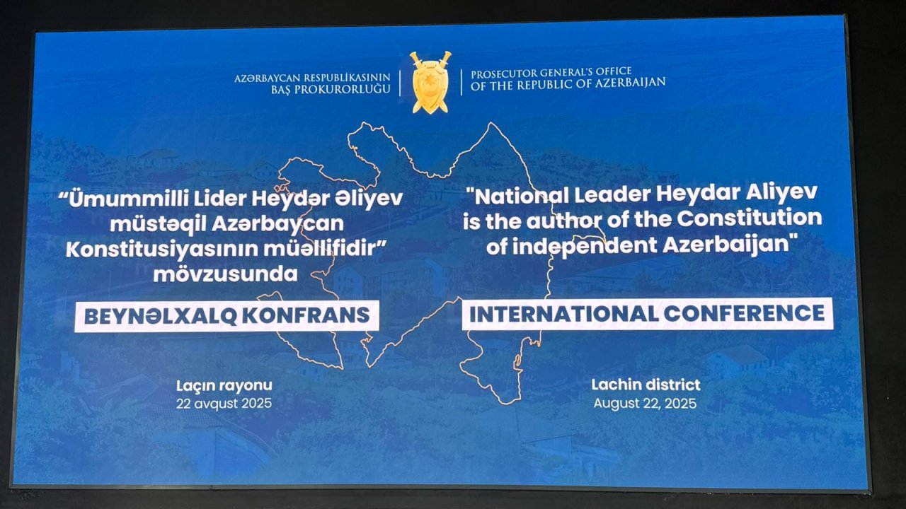 Laçında Baş Prokurorluq tərəfindən beynəlxalq konfrans keçirilib