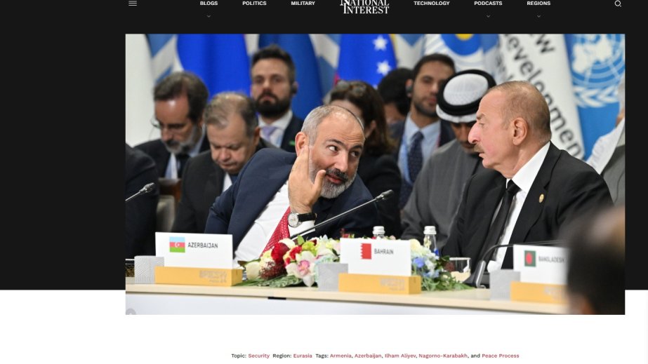 The National Interest: Getting beyond blame in the Armenia-Azerbaijan peace process