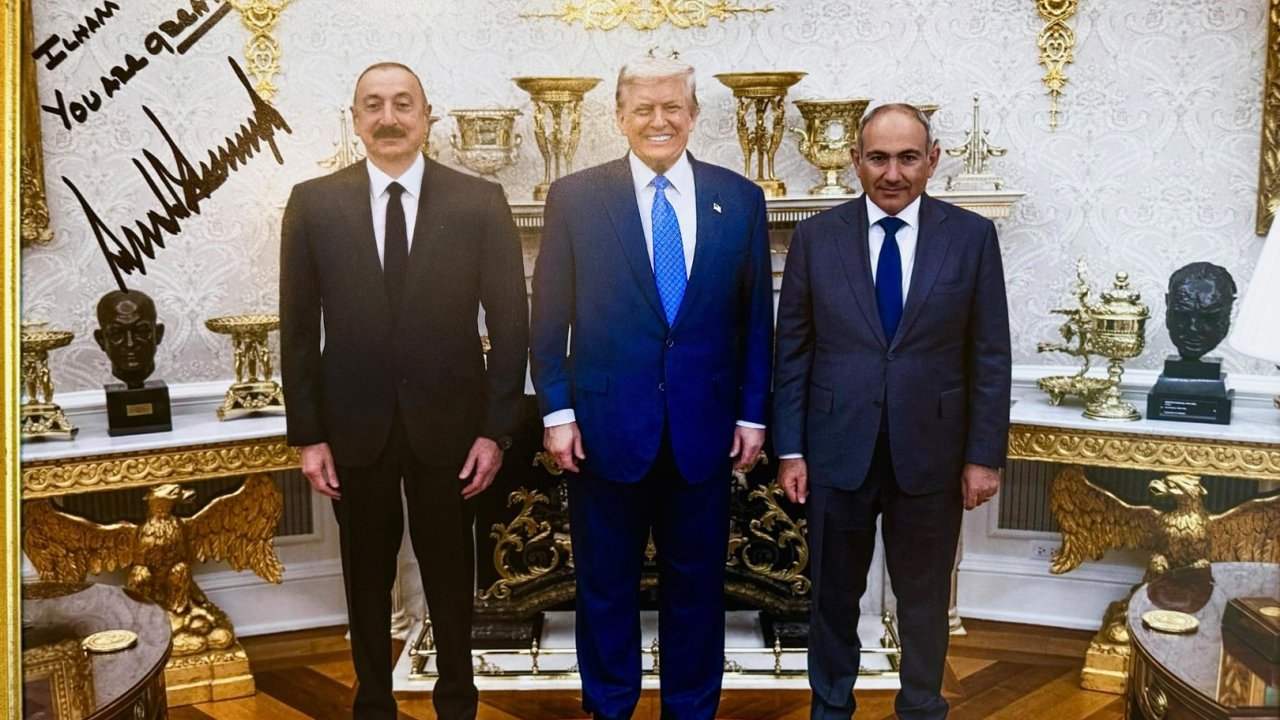 President Ilham Aliyev thanked U.S. President Donald Trump for his gift