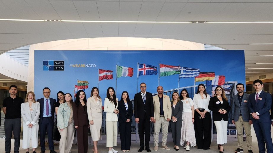 Azerbaijani media representatives visit NATO headquarters