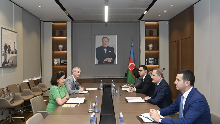 Azerbaijani FM briefs outgoing French ambassador about Washington meeting
