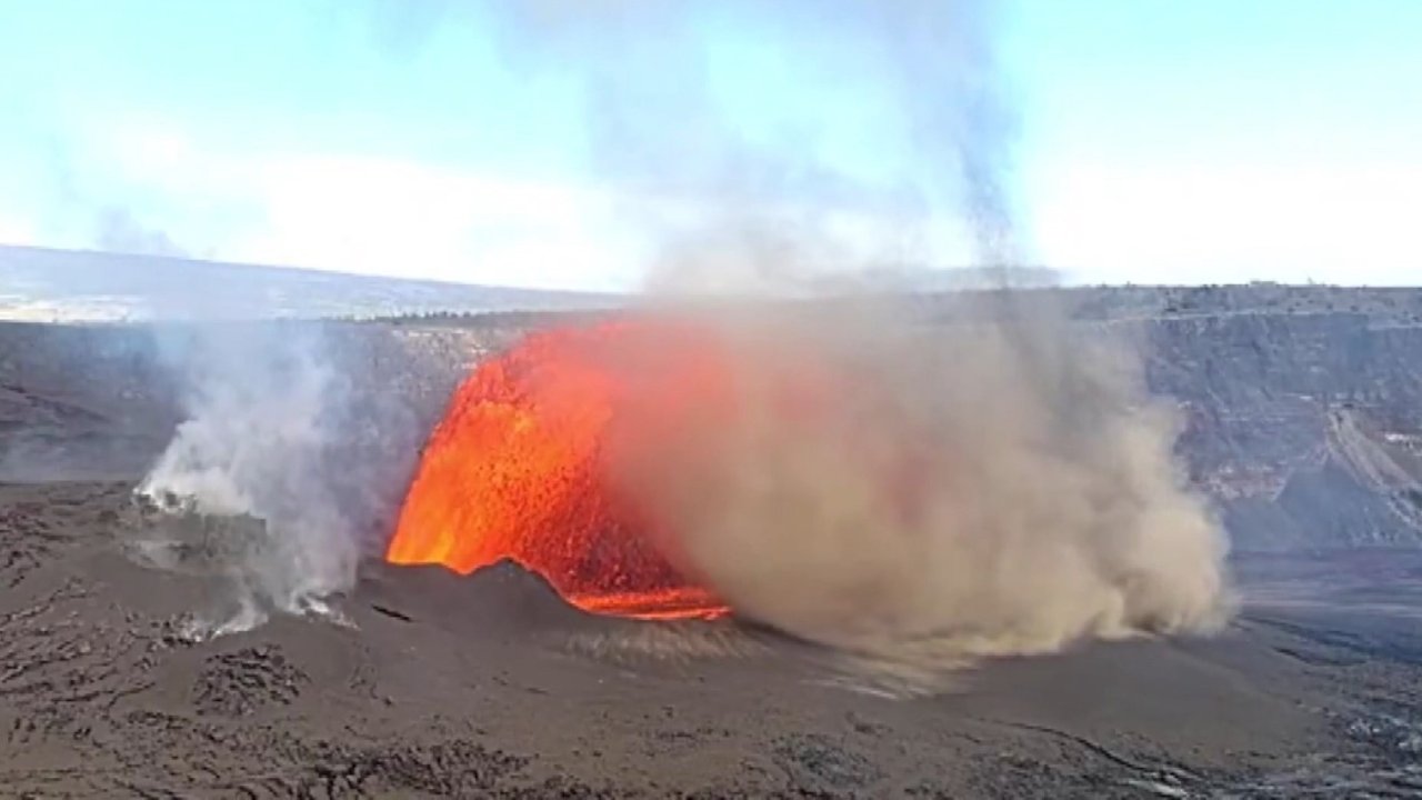 Hawaii'deki Kilauea Yanardağı'nda 32'nci patlama