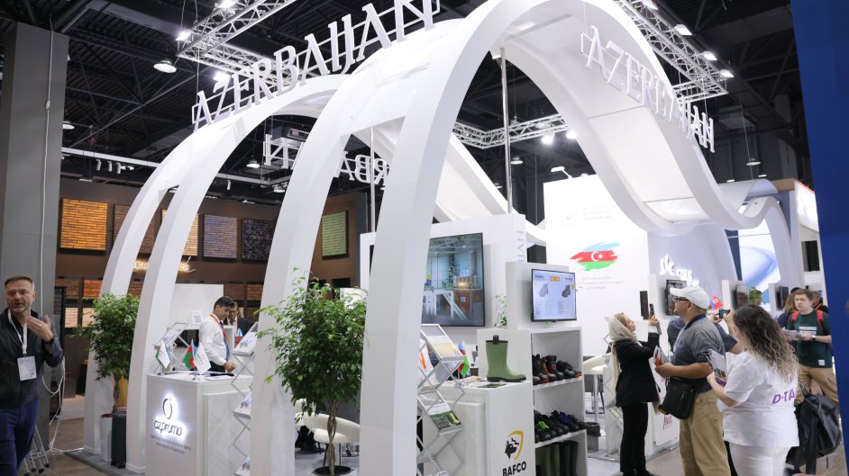 Qazaxıstanda Azərbaycan məhsulları “Made in Azerbaijan” stendində nümayiş olunur
