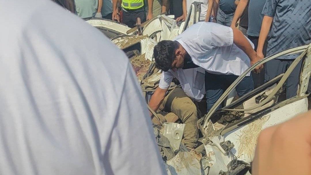 Bakıda yük maşını körpüdən aşıb (ƏLAVƏ EDİLİB)