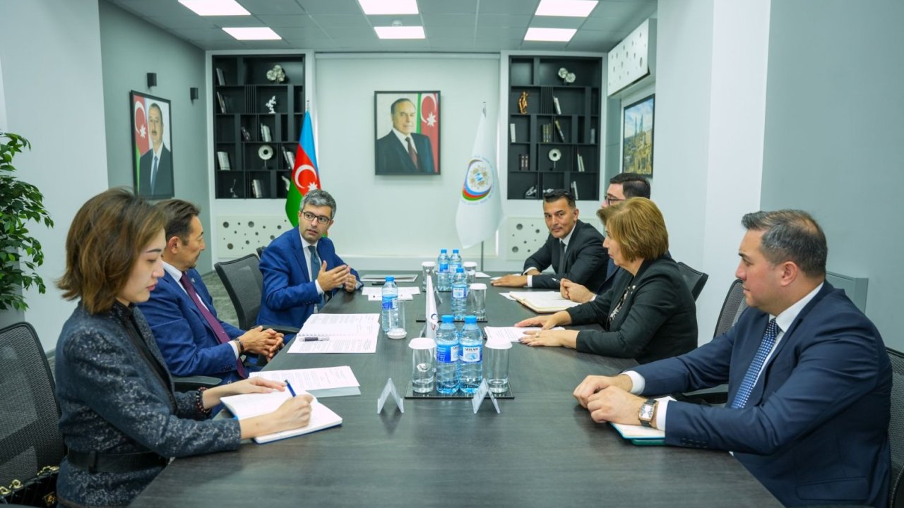 Bahar Muradova AQEM-in Baş katibi Kayrat Sarıbayla görüşüb