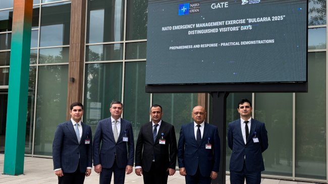 Azərbaycan nümayəndə heyəti NATO-nun beynəlxalq təlimində iştirak edib