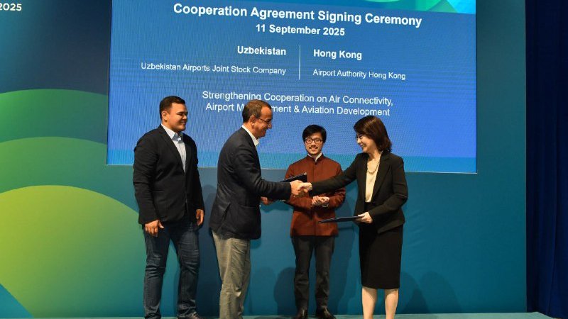 Uzbekistan, Hong Kong ink strategic aviation MoU to enable direct flights