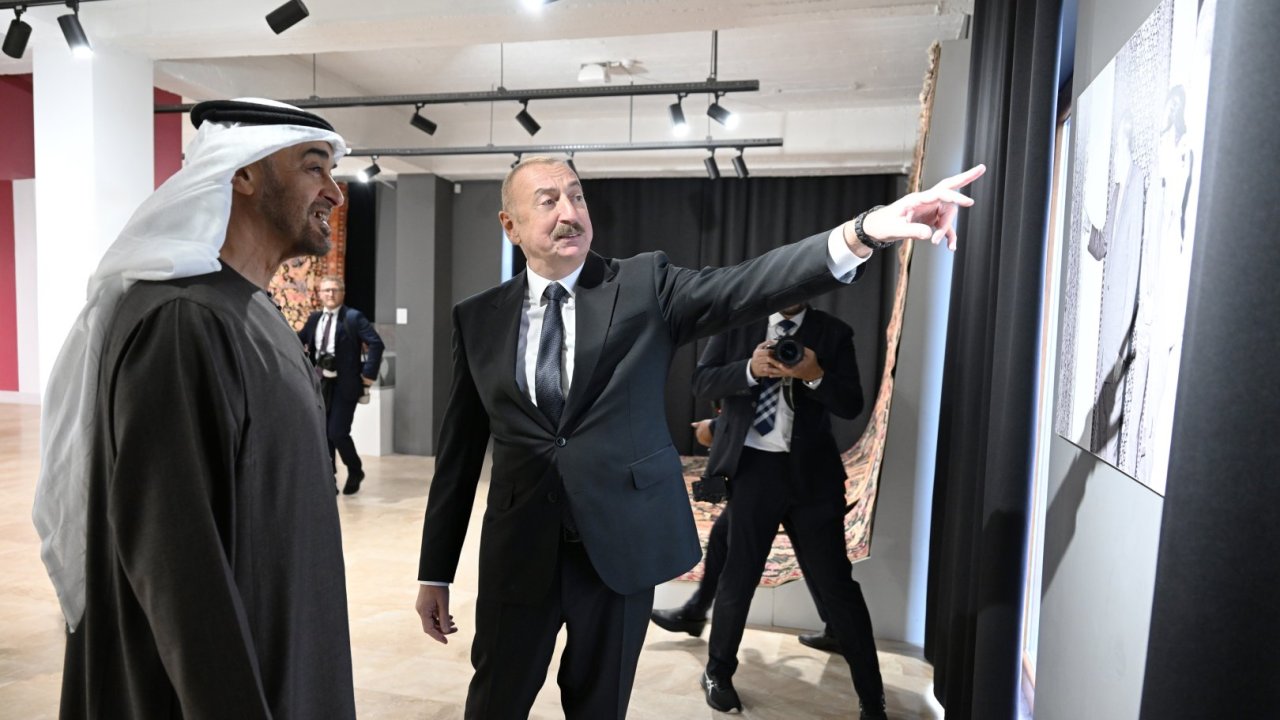 Azərbaycanın və Birləşmiş Ərəb Əmirliklərinin Prezidentləri Milli Xalça Muzeyinin Şuşa filialında olublar
