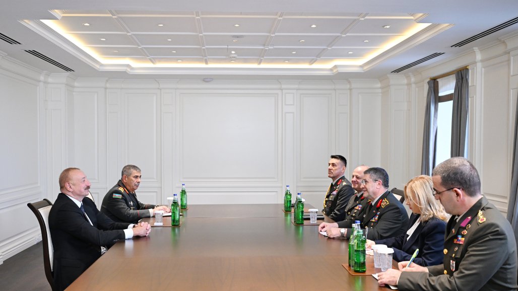 President Ilham Aliyev receives Türkiye's Chief of General Staff of Armed Forces