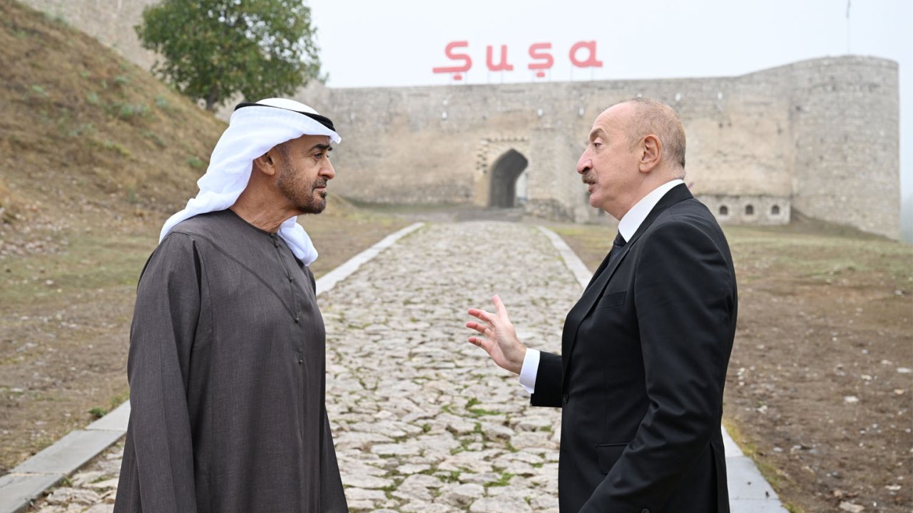 BƏƏ Prezidenti Şeyx Məhəmməd bin Zayed Al Nəhyan Azərbaycana səfərindən görüntülər paylaşıb (VİDEO)