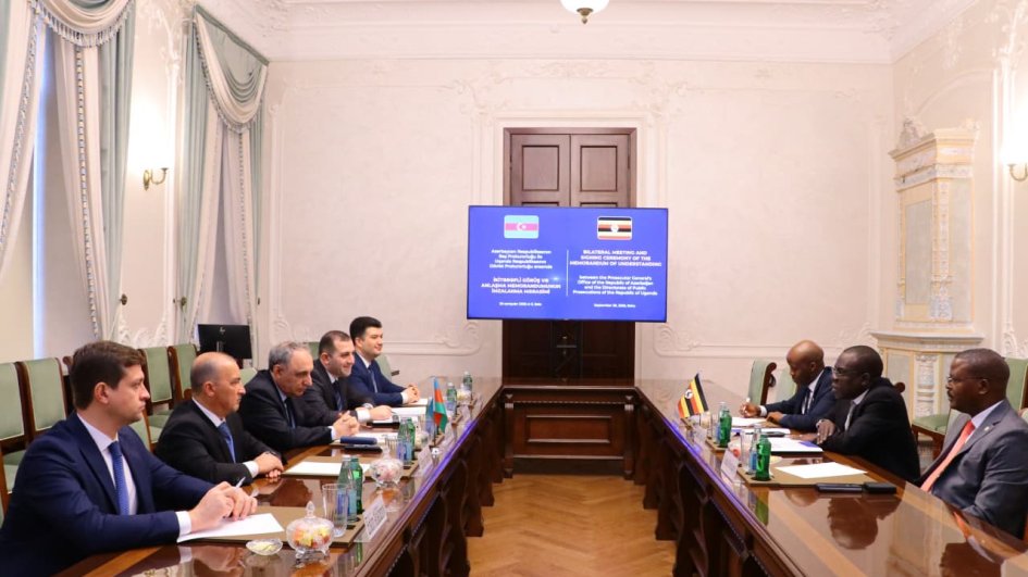 Delegation of Uganda’s public prosecution visits Azerbaijan
