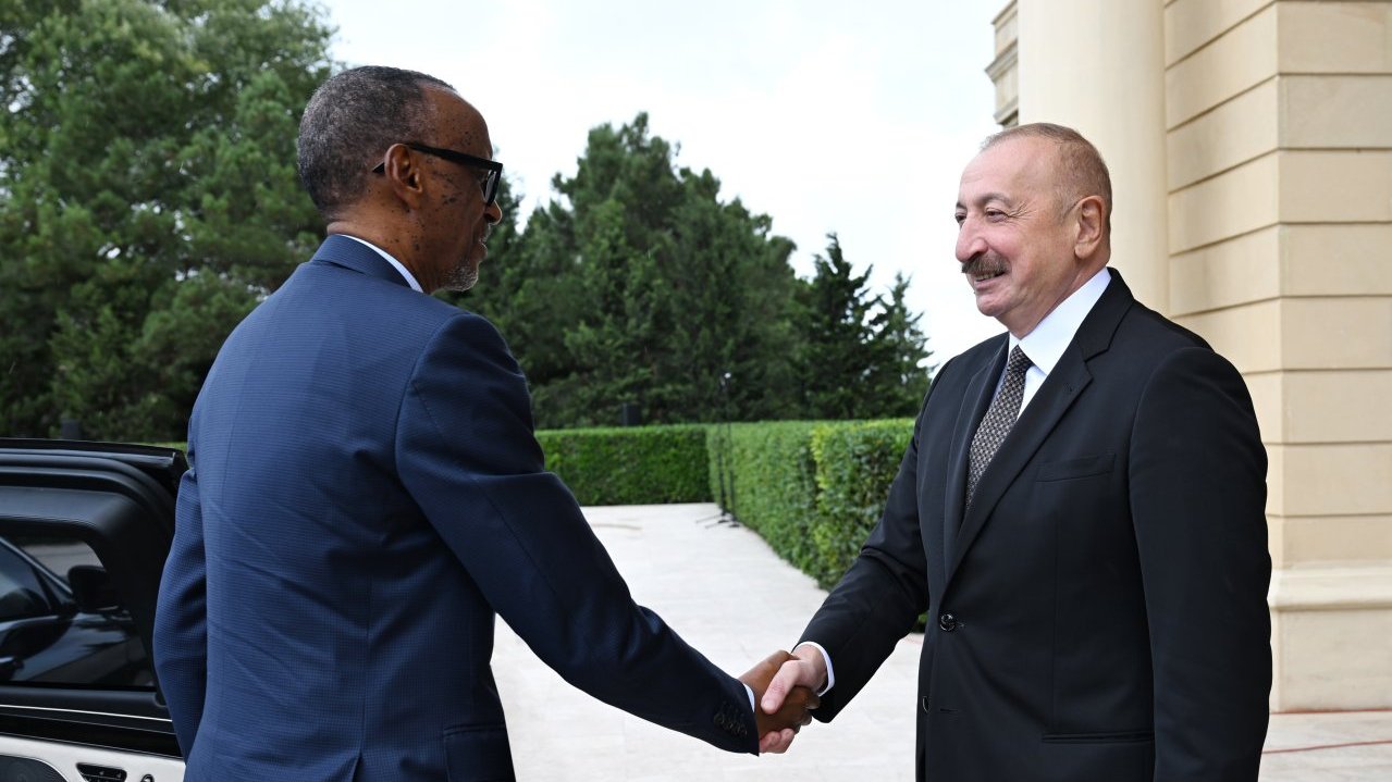 Ruanda Prezidentinin rəsmi qarşılanma mərasimi olub