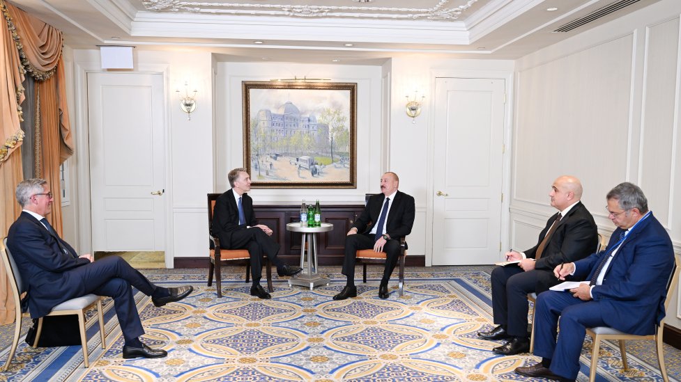 Prezident İlham Əliyev “Brookfield Asset Management” şirkətinin baş icraçı direktoru Brüs Flətt ilə görüşüb