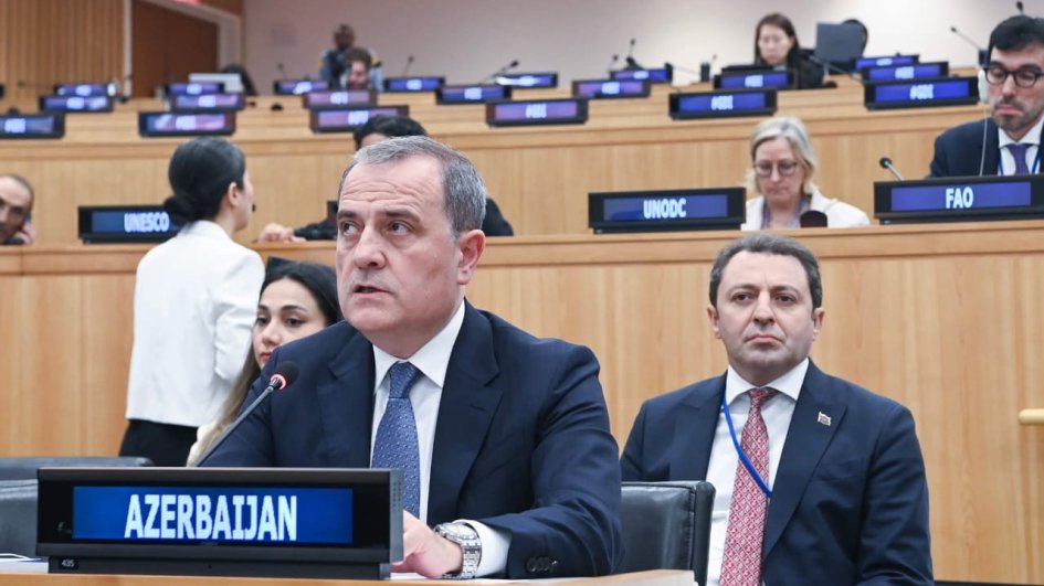 Ceyhun Bayramov BMT Baş Assambleyasının 80-ci sessiyası çərçivəsində keçirilən görüşdə çıxış edib