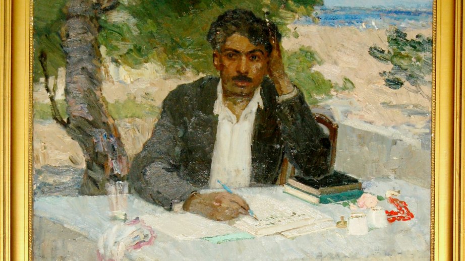 Azərbaycan muzeylərinin nadir eksponatları: Səməd Vurğunun portreti