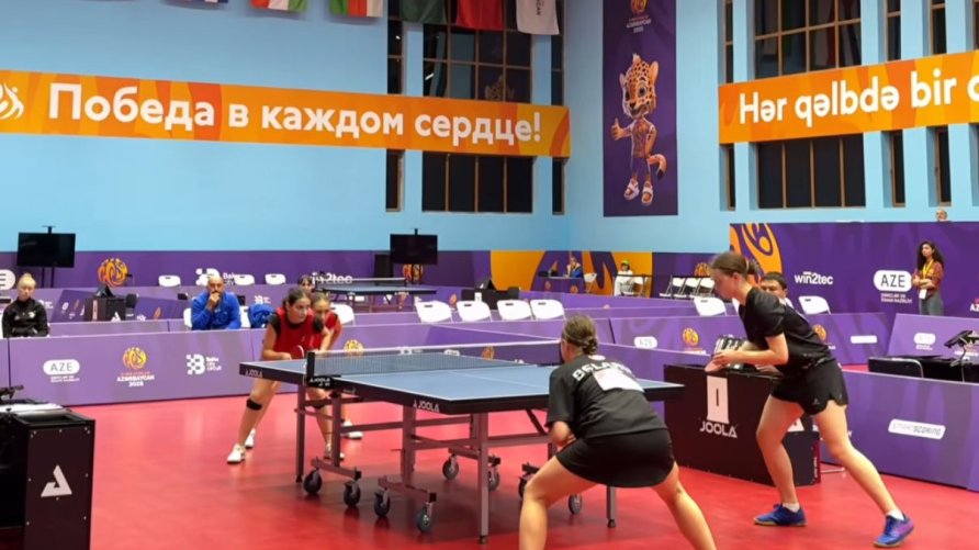 CIS Games: Azerbaijan’s women’s table tennis team defeats Uzbekistan to reach final